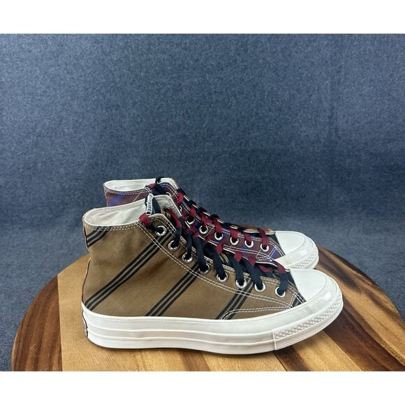 Converse X TTC Varsity Chuck 70 Hi Tan Burgundy 167130C Men’s Size 8 - Picture 1 of 10
